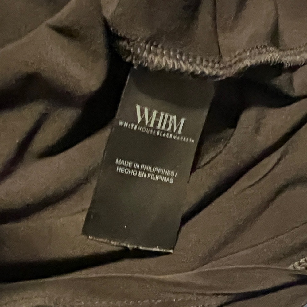 NWT White House Black Market Black Cowl neck matte jersey Top. - Picture 10 of 12
